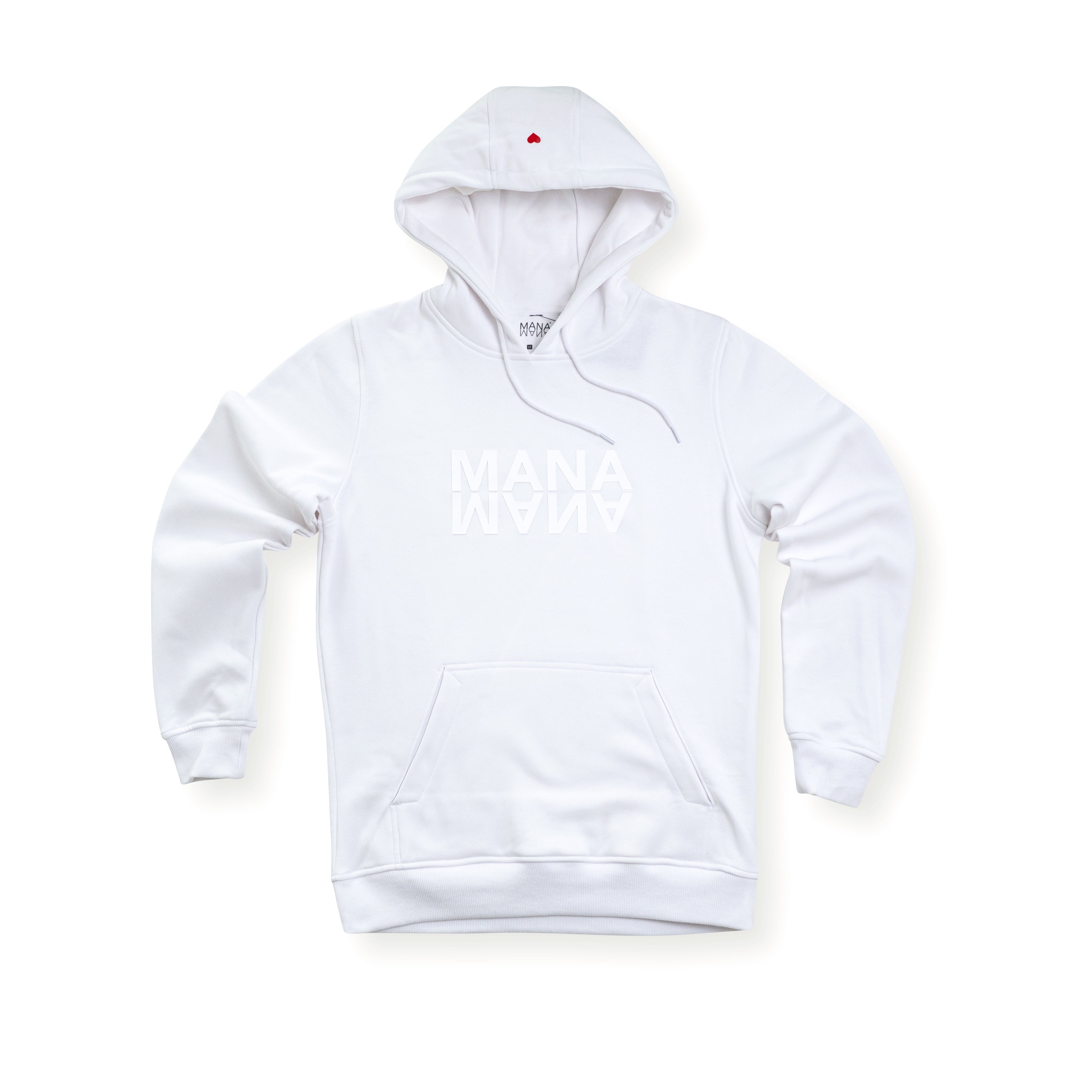 Men's 3D Logo Hoodie White